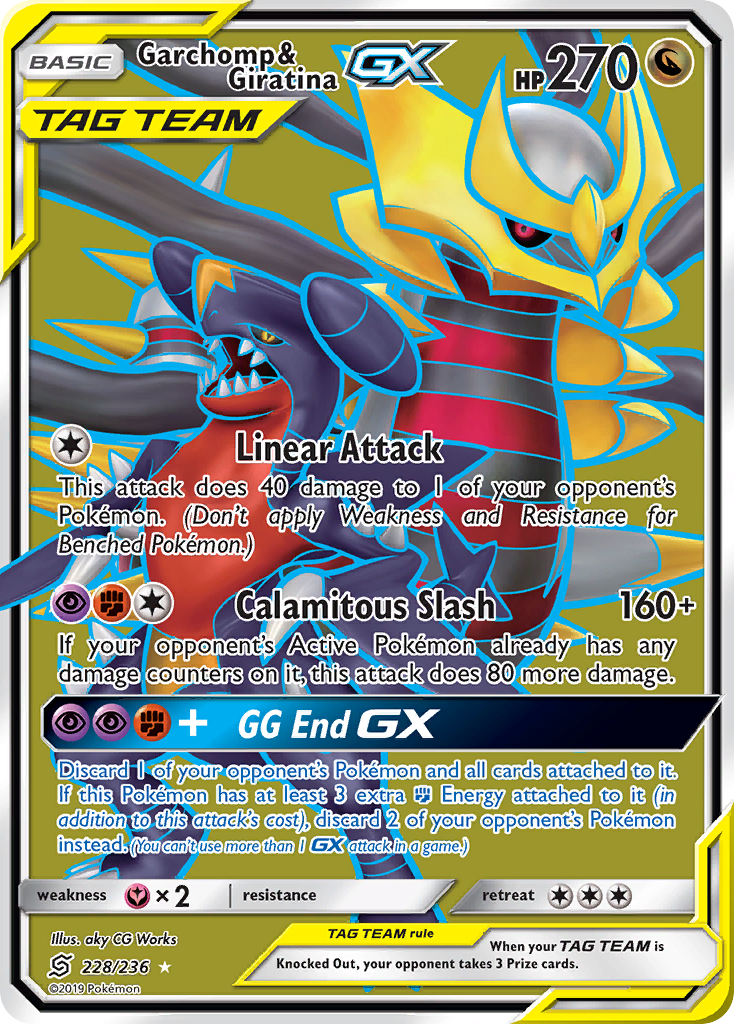 Garchomp & Giratina GX (228/236) [Sun & Moon: Unified Minds] | Exor Games Bridgewater