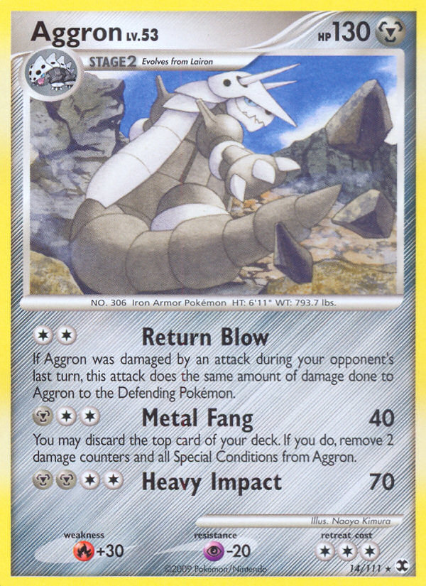 Aggron (14/111) [Platinum: Rising Rivals] | Exor Games Bridgewater