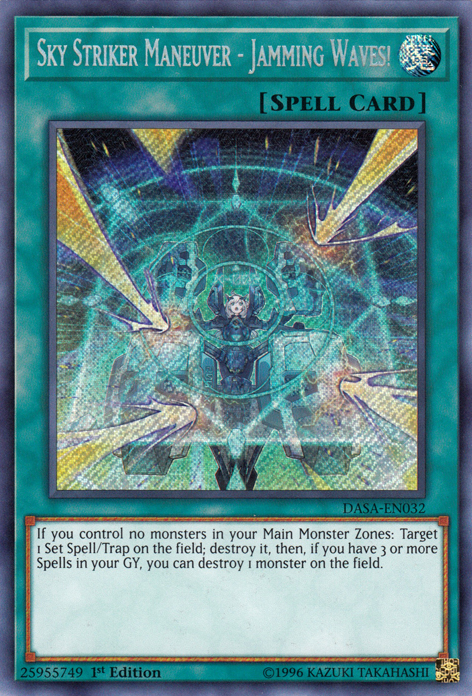 Sky Striker Maneuver - Jamming Waves! [DASA-EN032] Secret Rare | Exor Games Bridgewater