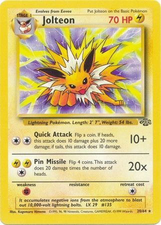 Jolteon (20/64) [Jungle Unlimited] | Exor Games Bridgewater