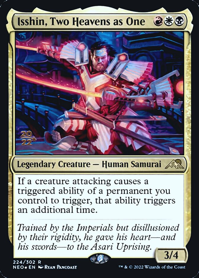 Isshin, Two Heavens as One [Kamigawa: Neon Dynasty Prerelease Promos] | Exor Games Bridgewater