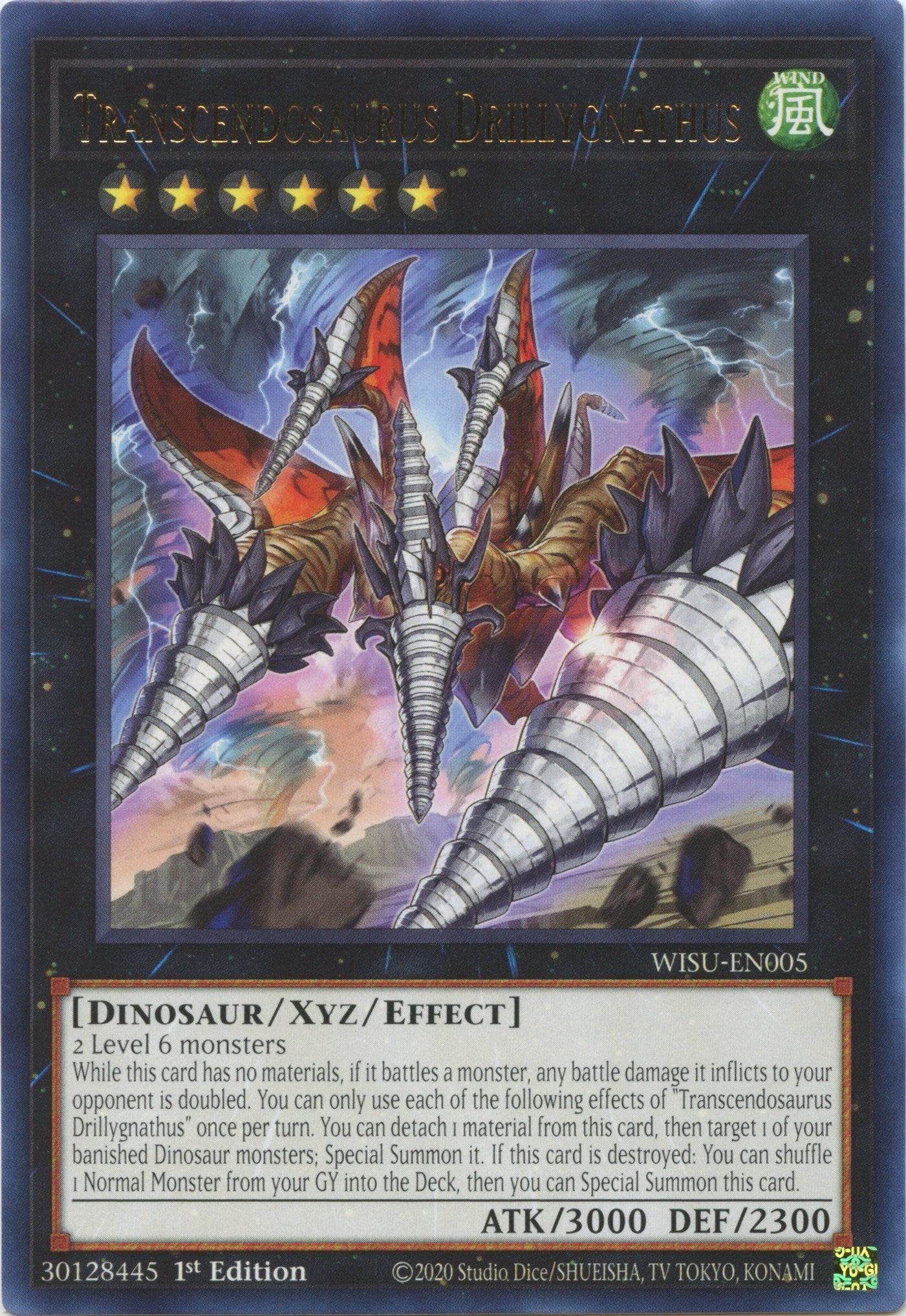 Transcendosaurus Drillygnathus [WISU-EN005] Rare | Exor Games Bridgewater