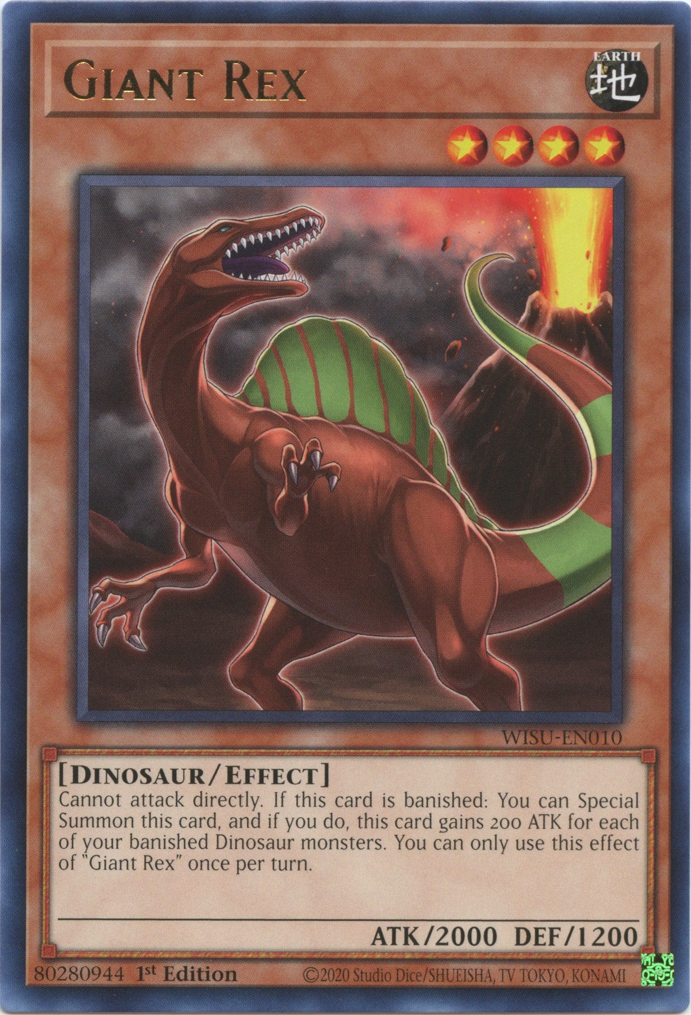 Giant Rex [WISU-EN010] Rare | Exor Games Bridgewater