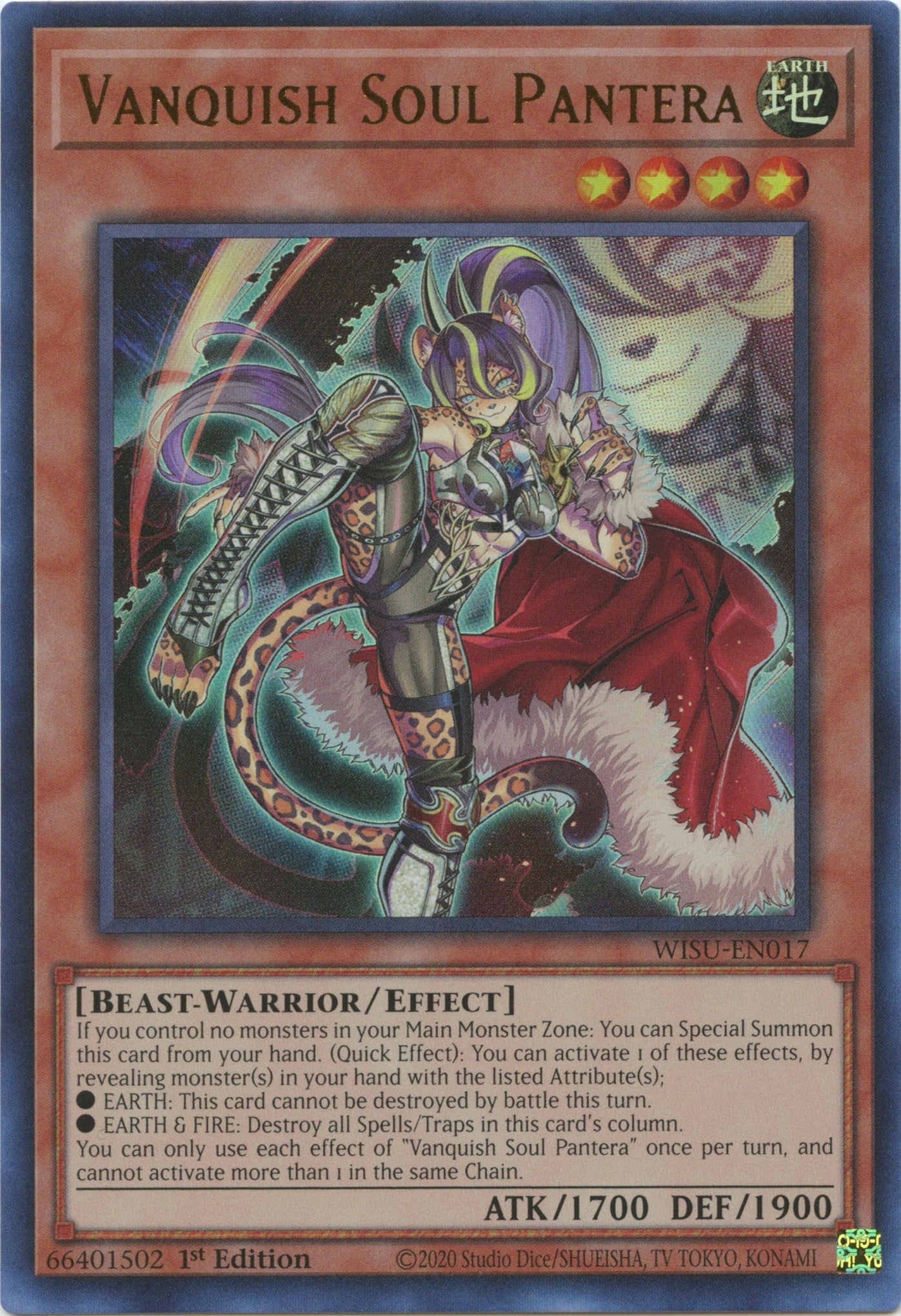 Vanquish Soul Pantera [WISU-EN017] Ultra Rare | Exor Games Bridgewater
