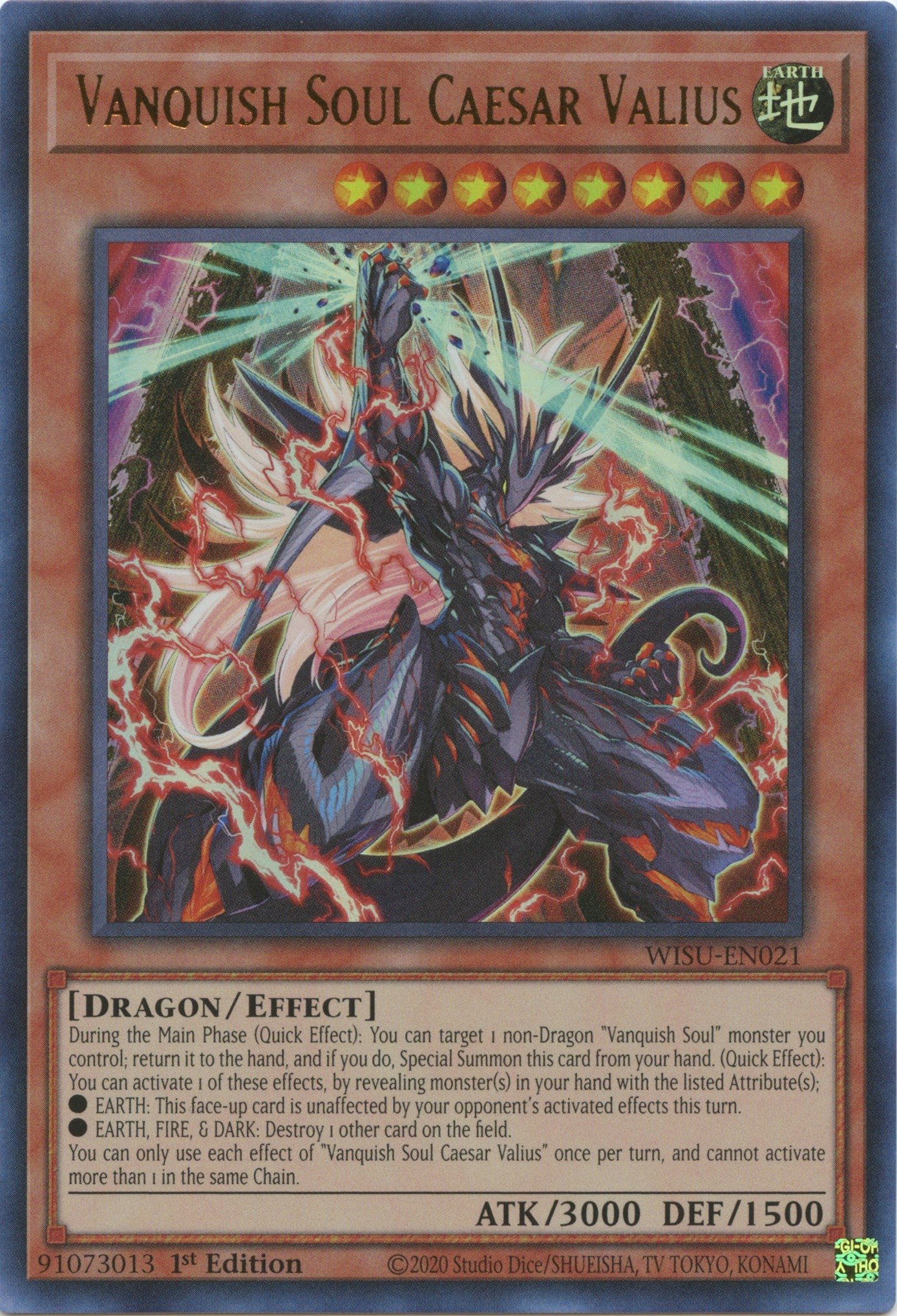 Vanquish Soul Caesar Valius [WISU-EN021] Ultra Rare | Exor Games Bridgewater