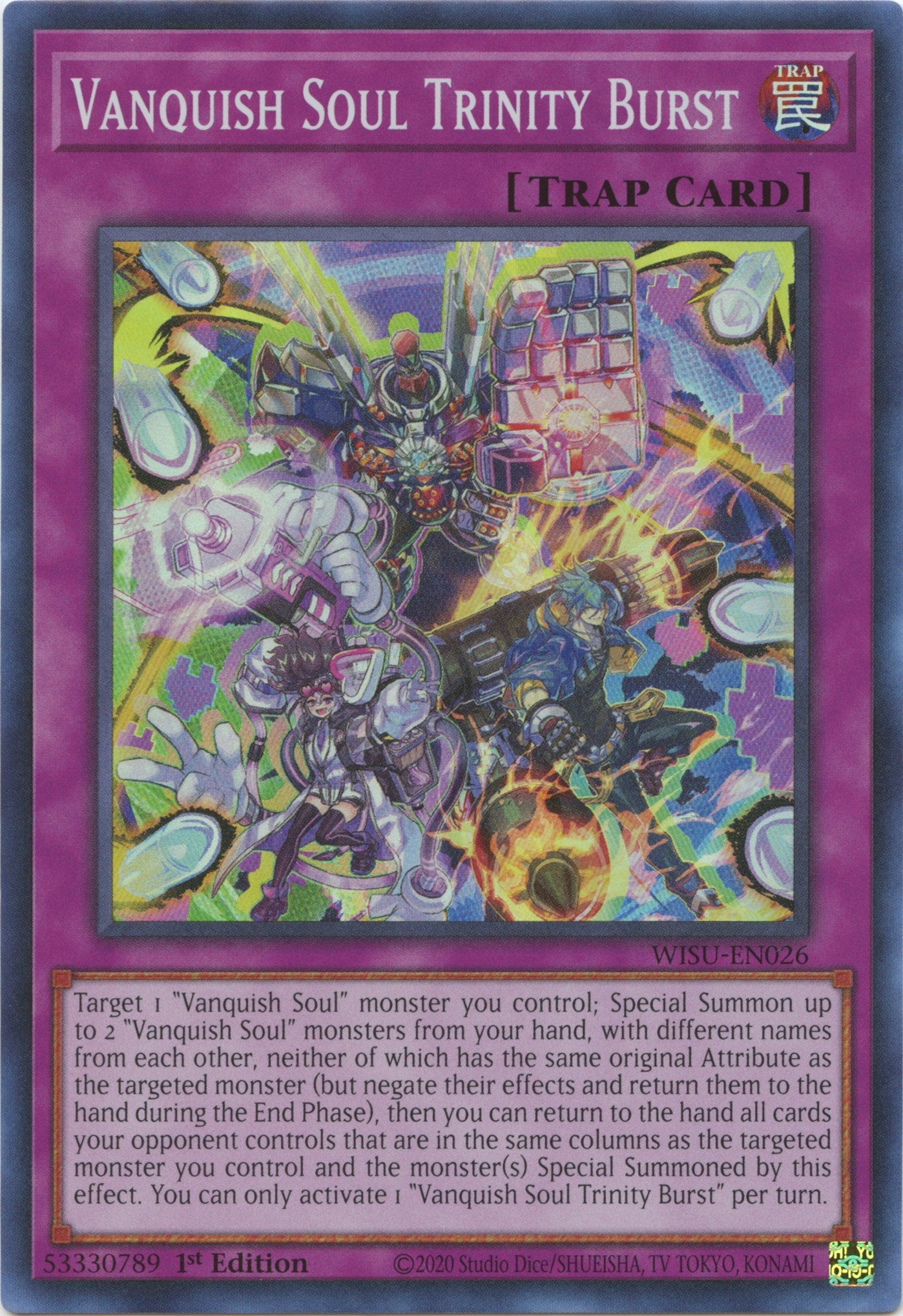 Vanquish Soul Trinity Burst [WISU-EN026] Super Rare | Exor Games Bridgewater