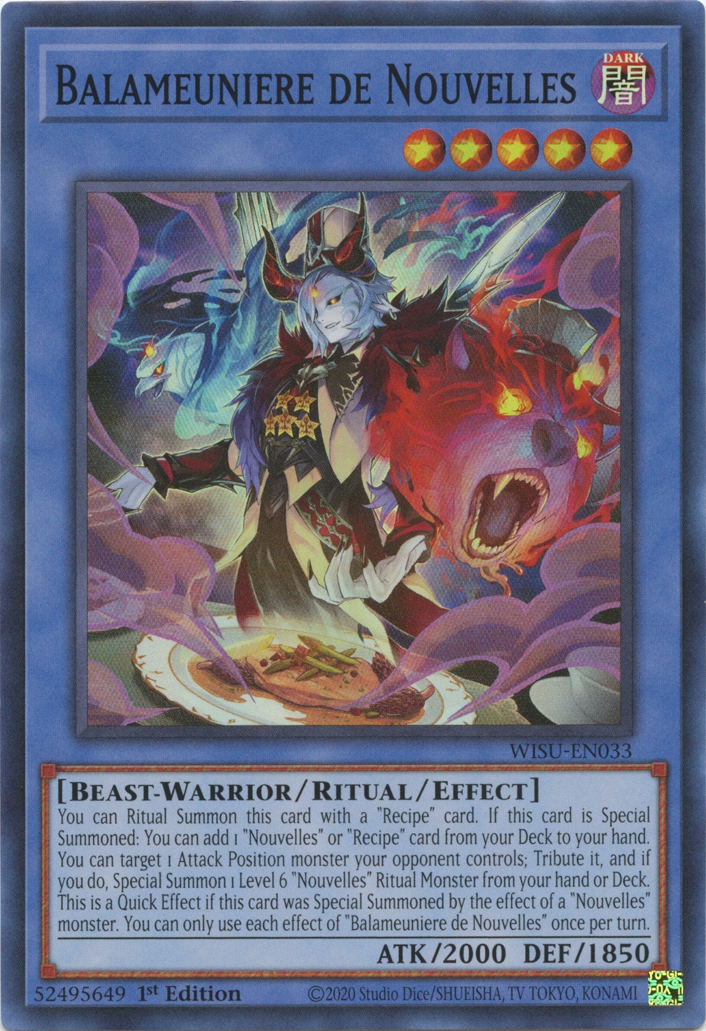 Balameuniere de Nouvelles [WISU-EN033] Super Rare | Exor Games Bridgewater