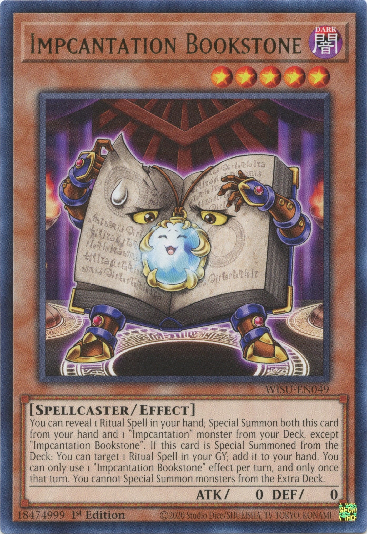 Impcantation Bookstone [WISU-EN049] Rare | Exor Games Bridgewater