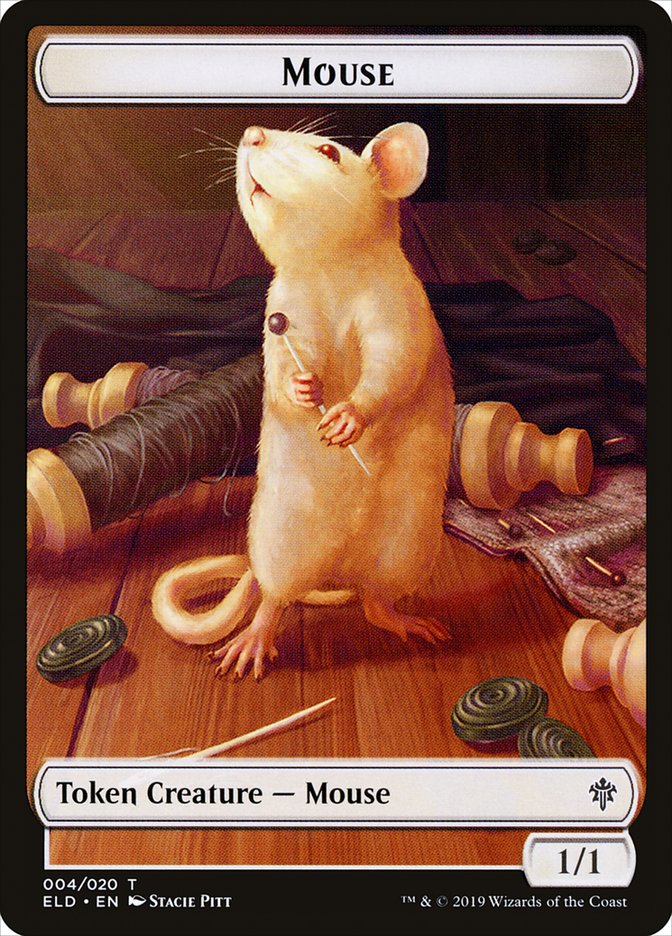 Mouse [Throne of Eldraine Tokens] | Exor Games Bridgewater