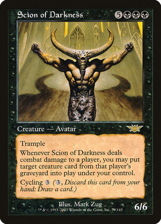 Scion of Darkness [Legions] | Exor Games Bridgewater