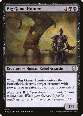Big Game Hunter [Commander 2019] | Exor Games Bridgewater