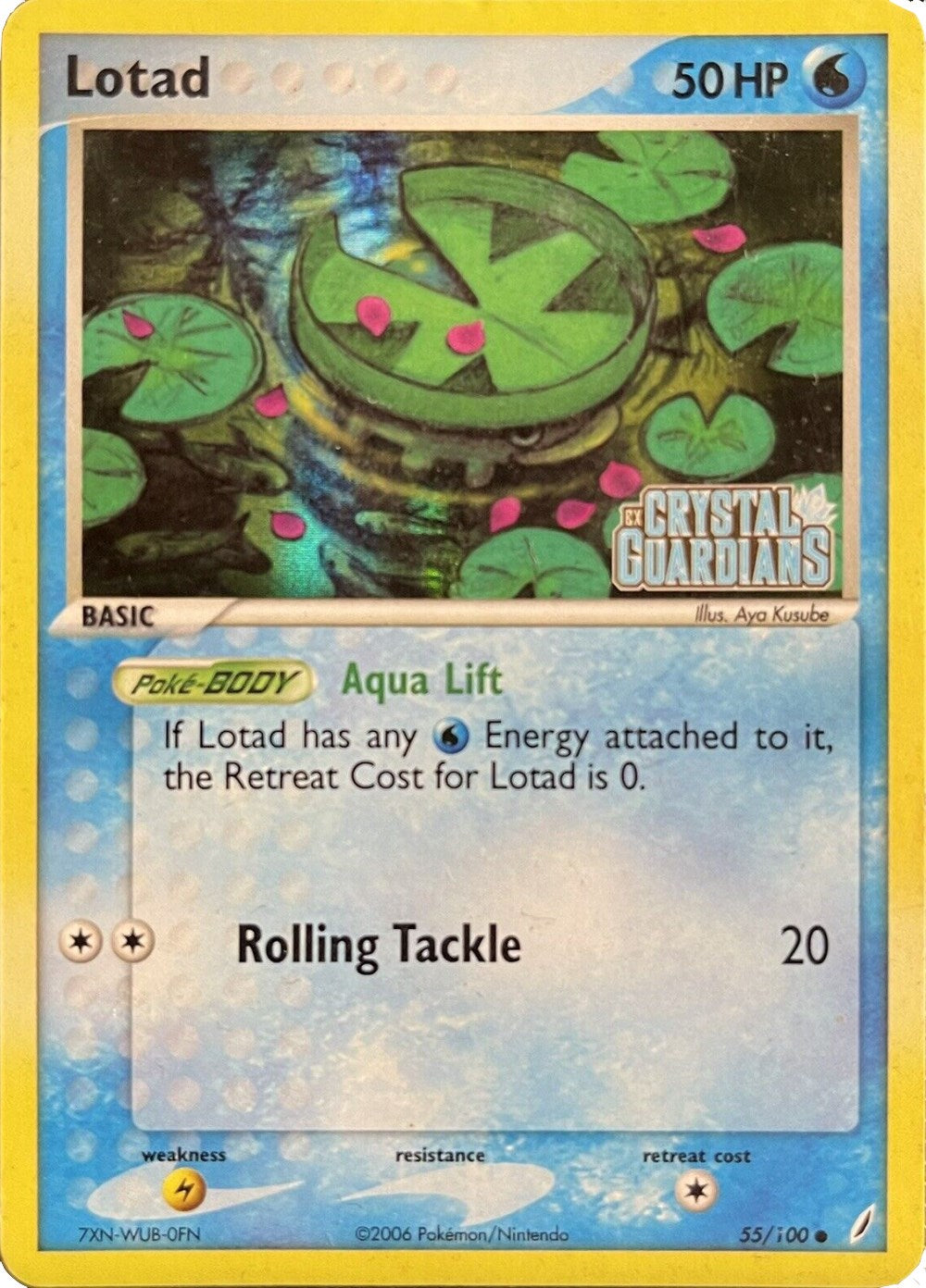 Lotad (055/100) (Theme Deck Exclusive) [EX: Crystal Guardians] | Exor Games Bridgewater