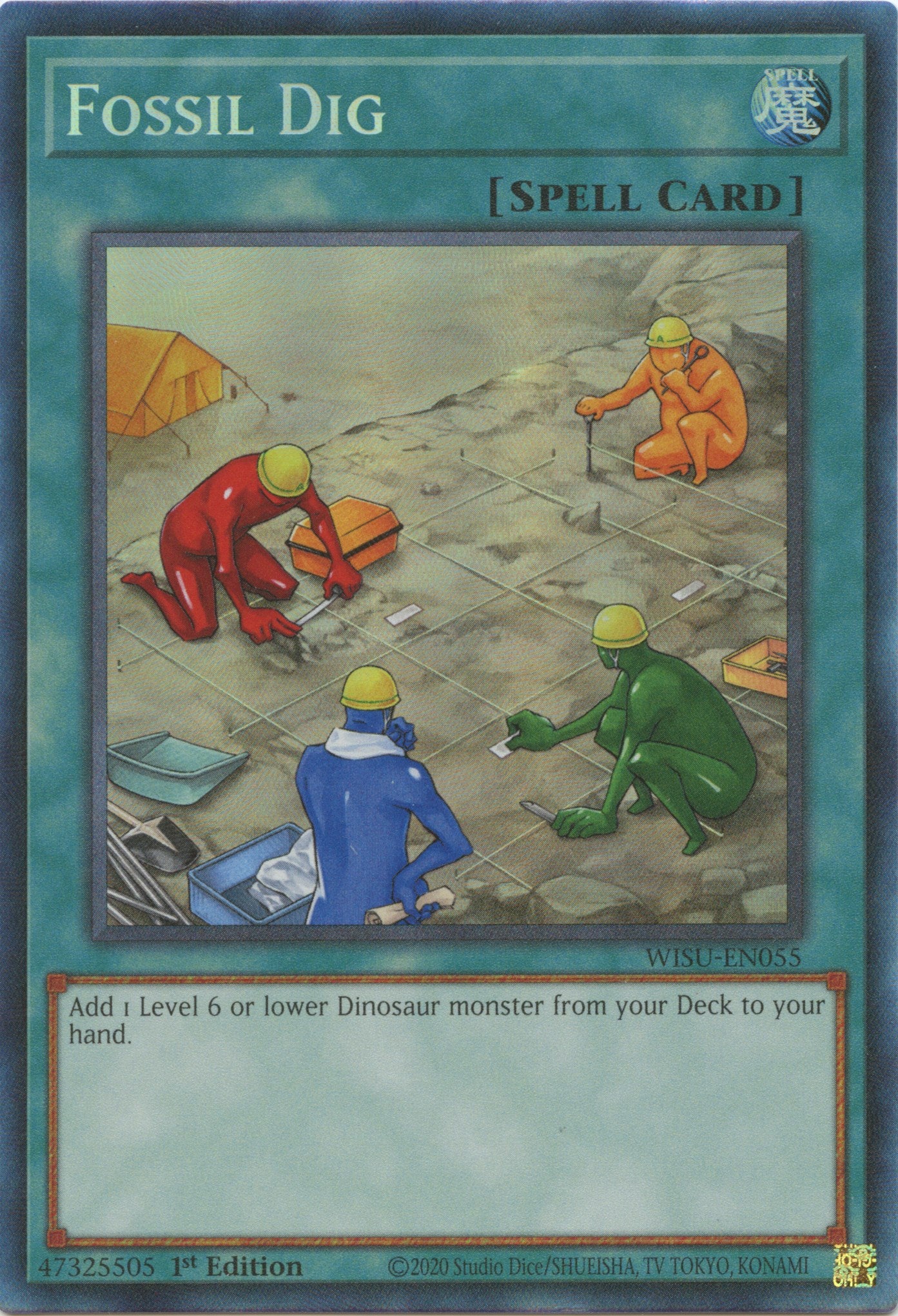 Fossil Dig [WISU-EN055] Collector's Rare | Exor Games Bridgewater