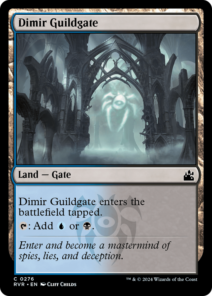 Dimir Guildgate [Ravnica Remastered] | Exor Games Bridgewater