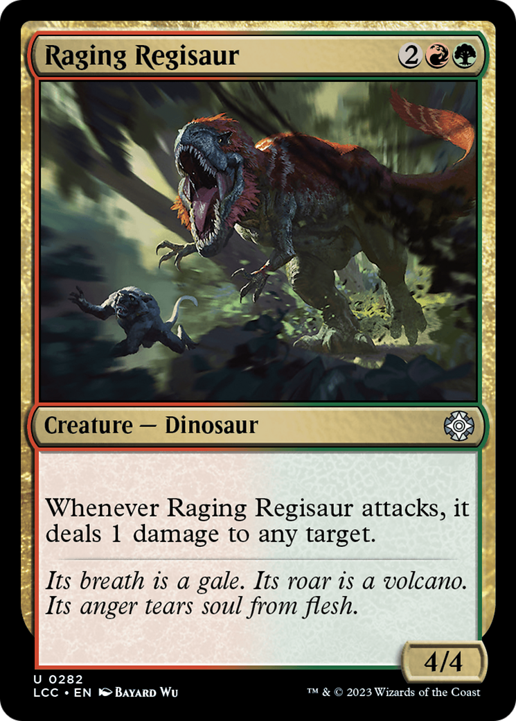 Raging Regisaur [The Lost Caverns of Ixalan Commander] | Exor Games Bridgewater