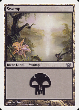 Swamp (341) [Eighth Edition] | Exor Games Bridgewater