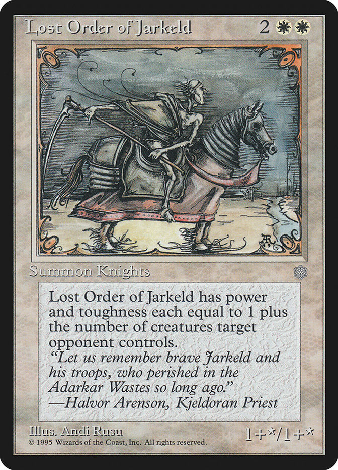 Lost Order of Jarkeld [Ice Age] | Exor Games Bridgewater