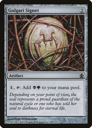 Golgari Signet [Commander 2011] | Exor Games Bridgewater