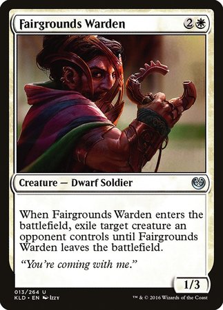 Fairgrounds Warden [Kaladesh] | Exor Games Bridgewater