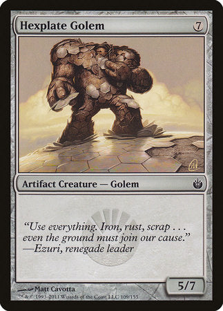 Hexplate Golem [Mirrodin Besieged] | Exor Games Bridgewater