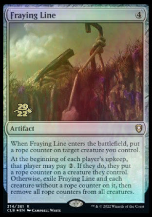 Fraying Line [Commander Legends: Battle for Baldur's Gate Prerelease Promos] | Exor Games Bridgewater