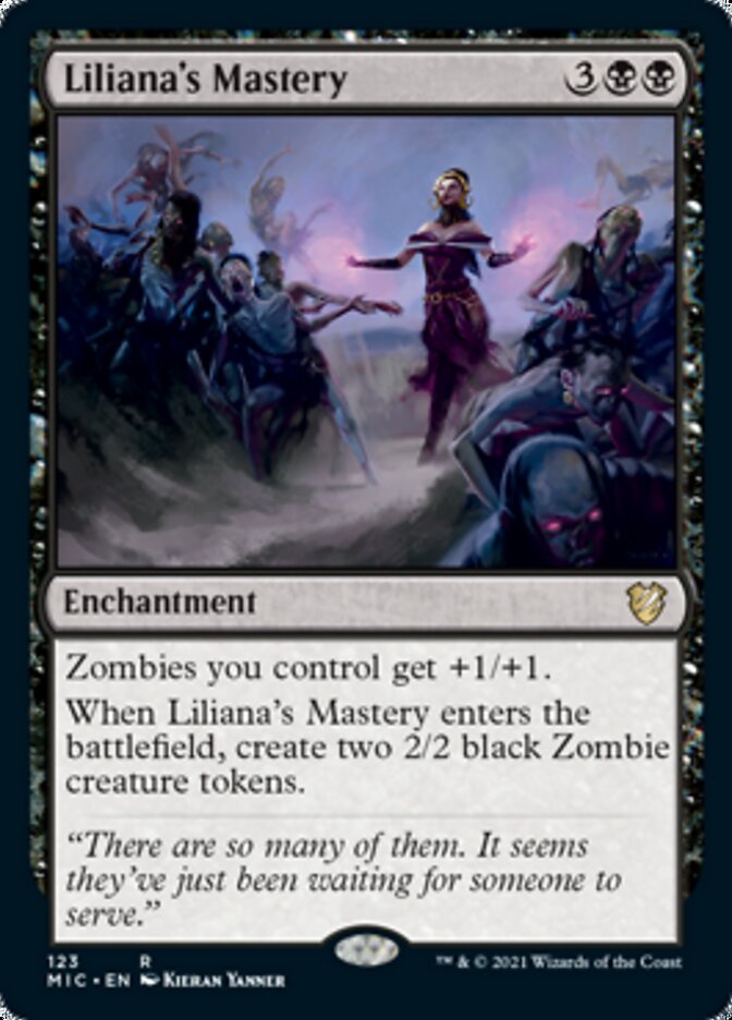 Liliana's Mastery [Innistrad: Midnight Hunt Commander] | Exor Games Bridgewater