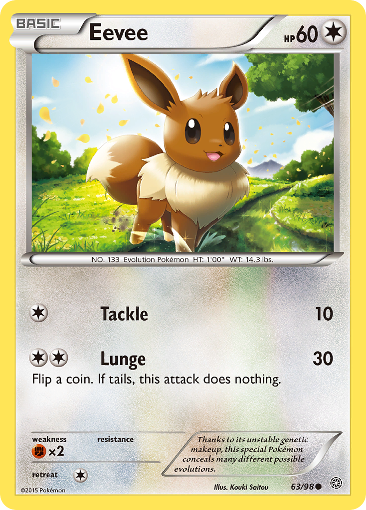 Eevee (63/98) [XY: Ancient Origins] | Exor Games Bridgewater