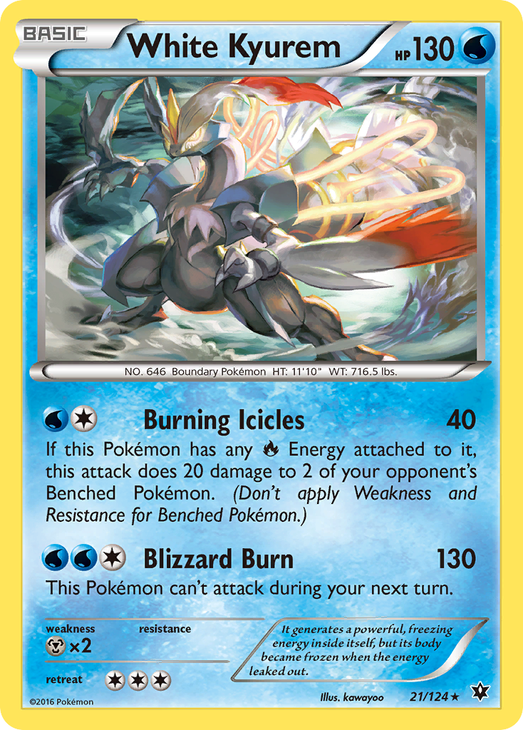 White Kyurem (21/124) [XY: Fates Collide] | Exor Games Bridgewater