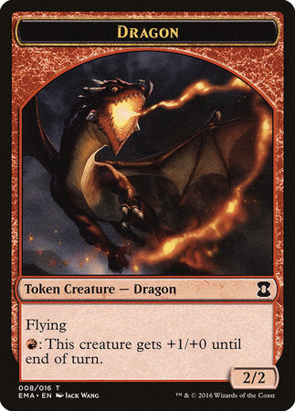 Dragon Token [Eternal Masters Tokens] | Exor Games Bridgewater