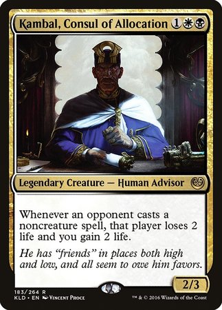 Kambal, Consul of Allocation [Kaladesh] | Exor Games Bridgewater