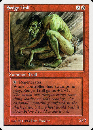 Sedge Troll [Summer Magic / Edgar] | Exor Games Bridgewater