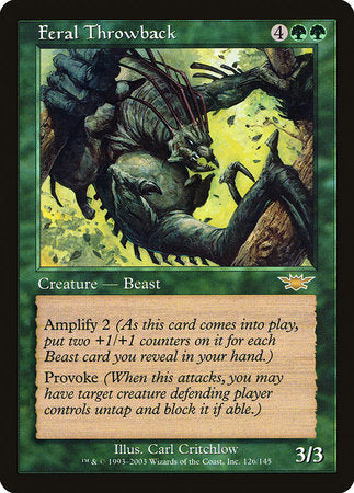 Feral Throwback [Legions] | Exor Games Bridgewater