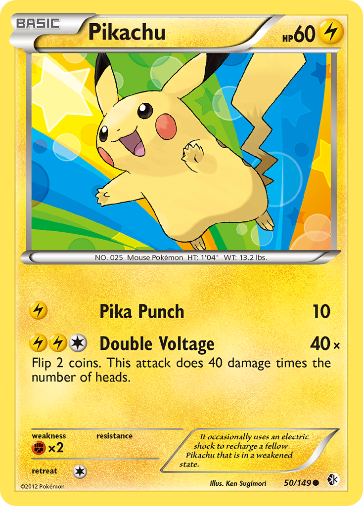 Pikachu (50/149) [Black & White: Boundaries Crossed] | Exor Games Bridgewater