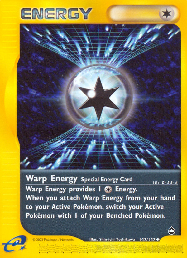 Warp Energy (147/147) [Aquapolis] | Exor Games Bridgewater