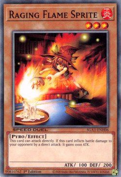 Raging Flame Sprite [SGX1-ENH06] Common | Exor Games Bridgewater