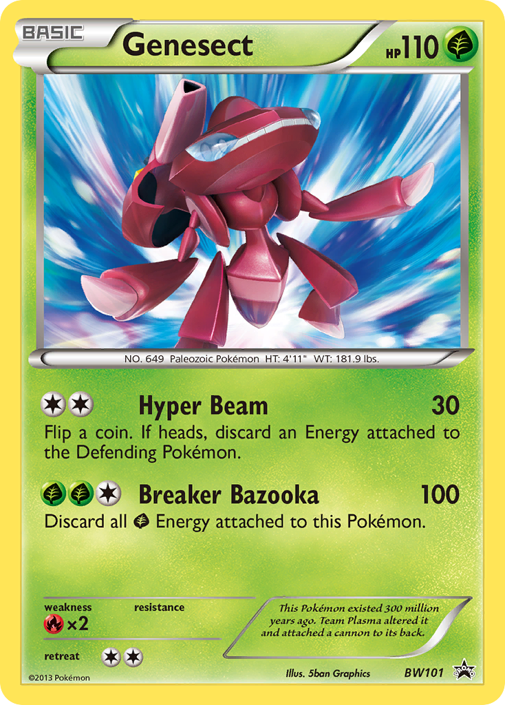 Genesect (BW101) [Black & White: Black Star Promos] | Exor Games Bridgewater