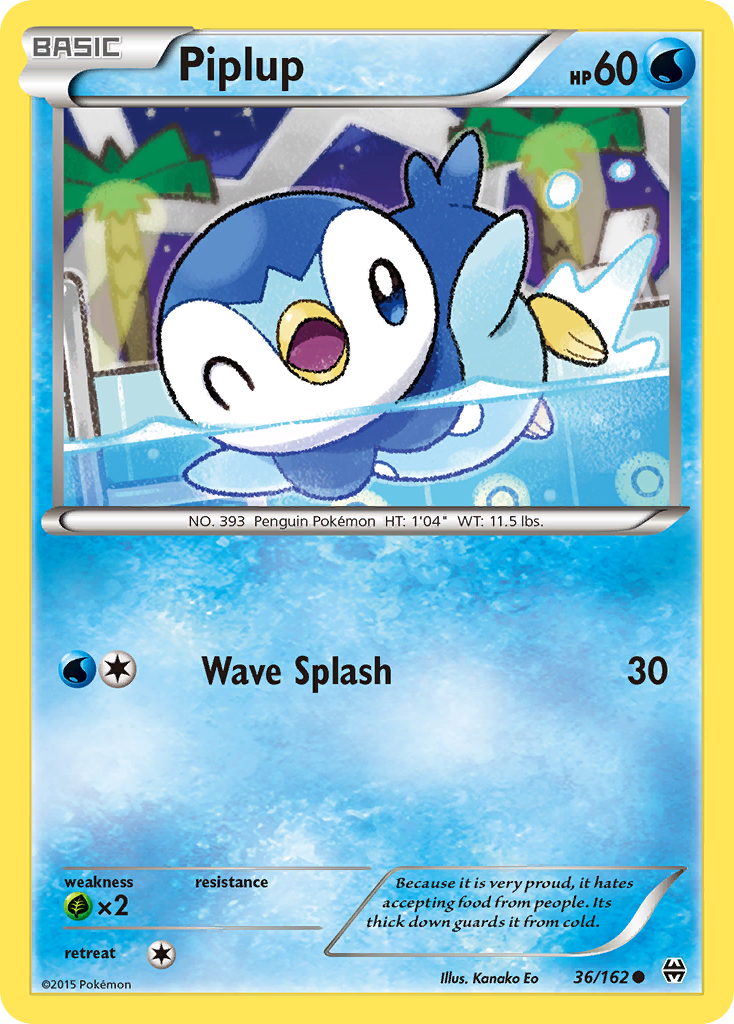 Piplup (36/162) [XY: BREAKthrough] | Exor Games Bridgewater