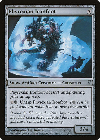 Phyrexian Ironfoot [Coldsnap] | Exor Games Bridgewater