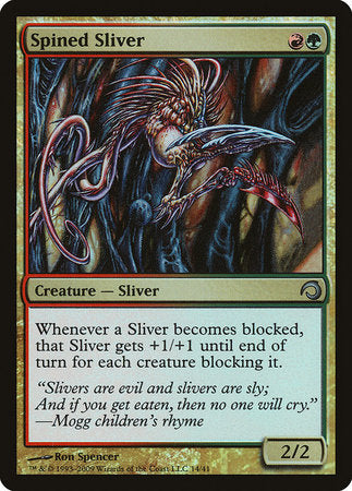 Spined Sliver [Premium Deck Series: Slivers] | Exor Games Bridgewater