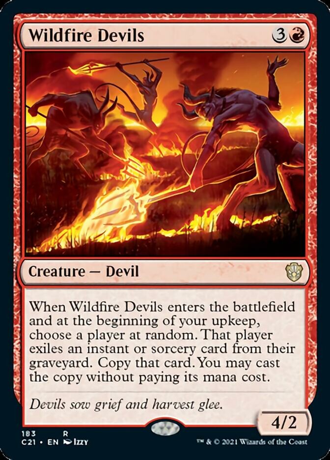 Wildfire Devils [Commander 2021] | Exor Games Bridgewater