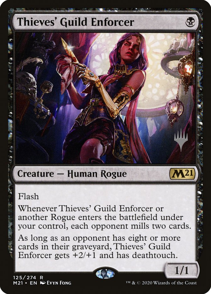 Thieves' Guild Enforcer (Promo Pack) [Core Set 2021 Promos] | Exor Games Bridgewater