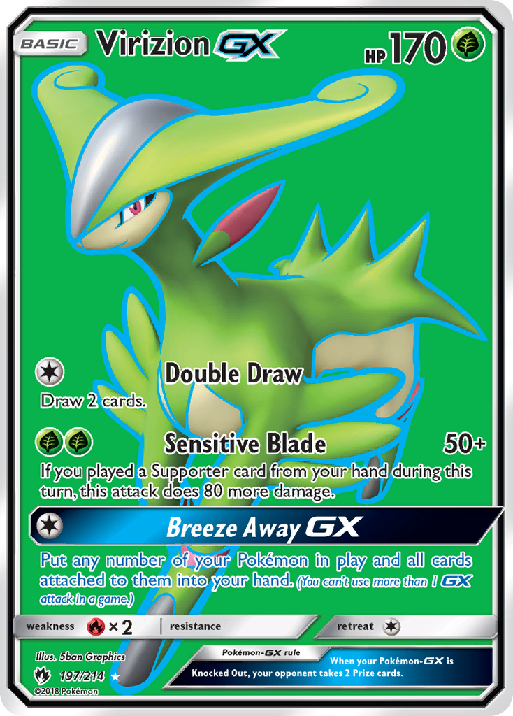 Virizion GX (197/214) [Sun & Moon: Lost Thunder] | Exor Games Bridgewater