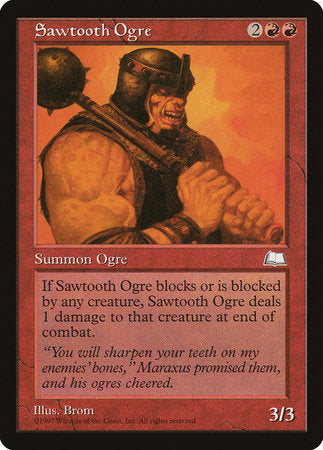 Sawtooth Ogre [Weatherlight] | Exor Games Bridgewater