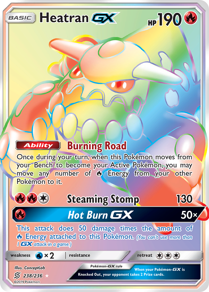 Heatran GX (238/236) [Sun & Moon: Unified Minds] | Exor Games Bridgewater