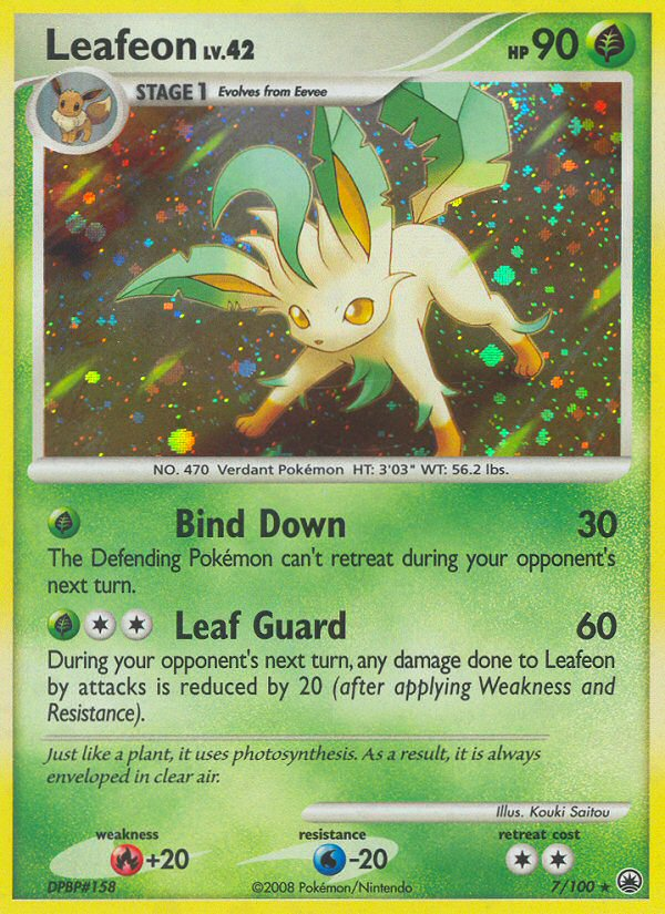 Leafeon (7/100) [Diamond & Pearl: Majestic Dawn] | Exor Games Bridgewater