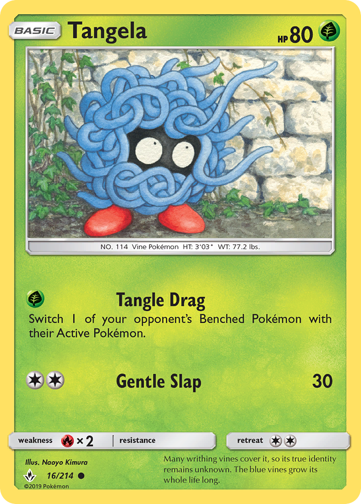 Tangela (16/214) [Sun & Moon: Unbroken Bonds] | Exor Games Bridgewater