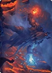 Aegar, the Freezing Flame Art Card [Kaldheim: Art Series] | Exor Games Bridgewater