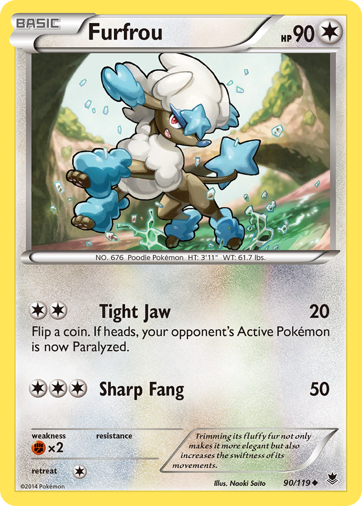 Furfrou (90/119) [XY: Phantom Forces] | Exor Games Bridgewater