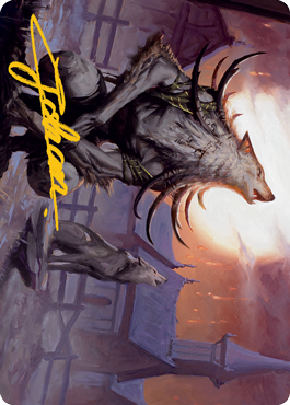 Lord of the Ulvenwald Art Card (Gold-Stamped Signature) [Innistrad: Midnight Hunt Art Series] | Exor Games Bridgewater