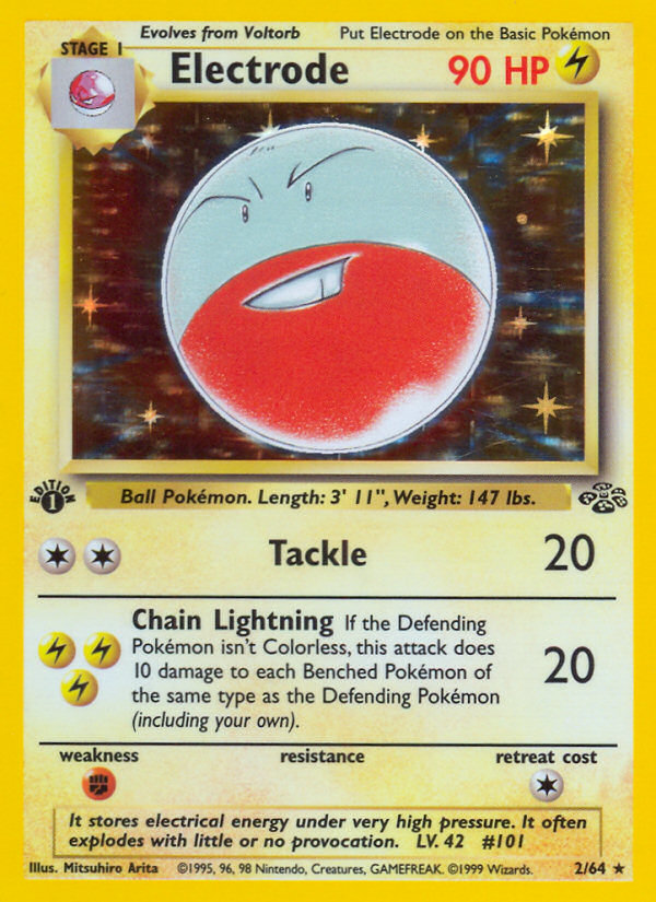 Electrode (2/64) [Jungle 1st Edition] | Exor Games Bridgewater